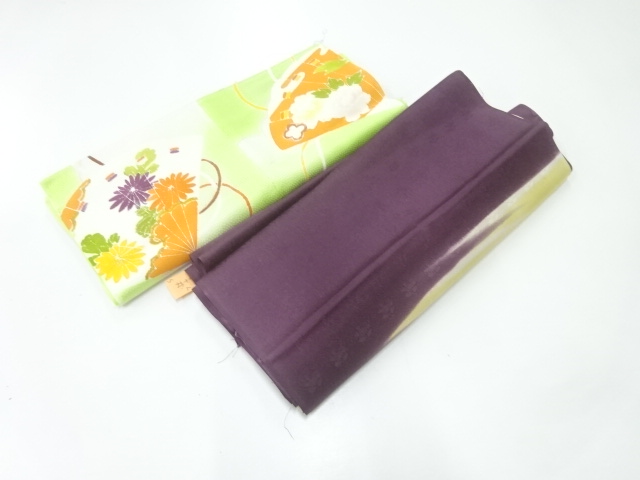 JAPANESE KIMONO / ANTIQUE FABRIC CLOTH SET